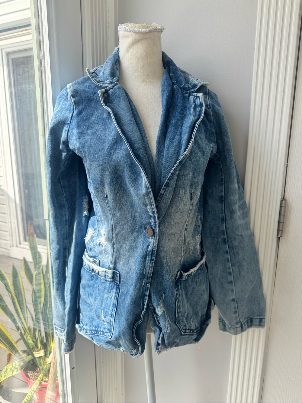 Denim Blazer Jacket